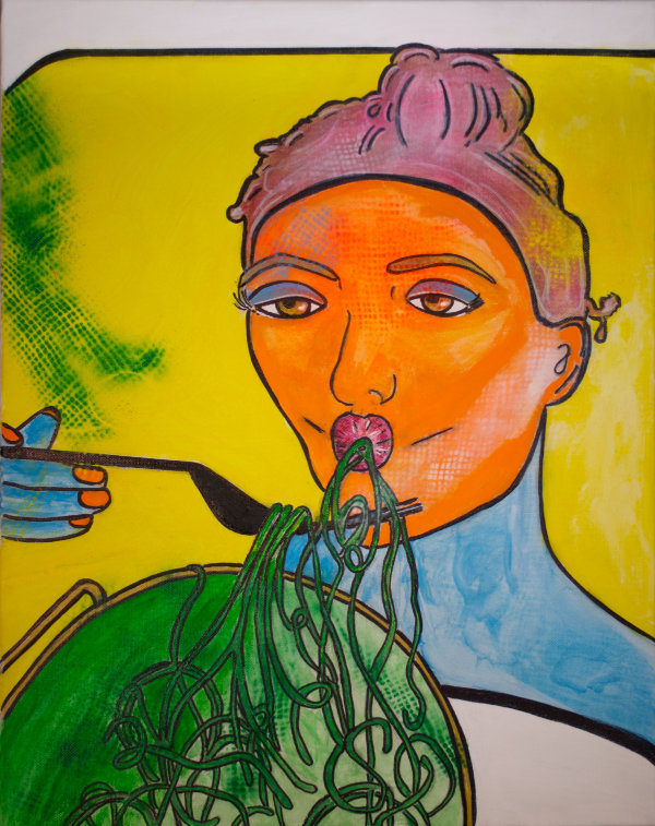 Self Portrait: Hungry by Shannon Kernaghan