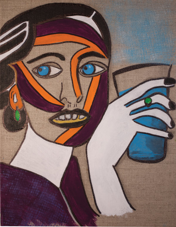 Self Portrait: Paranoid by Shannon Kernaghan